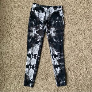 The Northface Womens Leggings Black/White Sz SM